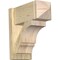 Ekena Millwork Balboa Rough Sawn Arts and Crafts Outlooker, Douglas Fir, 8"W x 18"D x 18"H OUT08X18X18BOA03RDF - alternate 1
